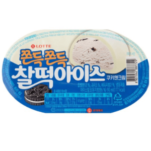 롯데제과 찰떡아이스 쿠키앤크림 (냉동)