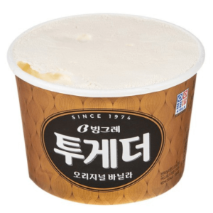 빙그레 투게더 오리지널 바닐라 아이스크림 (냉동)